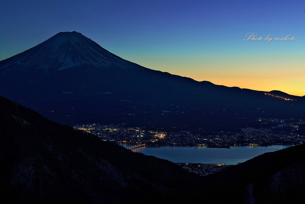 天下茶屋からの夕景