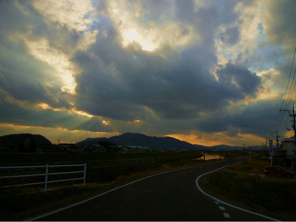 不気味な夕焼け