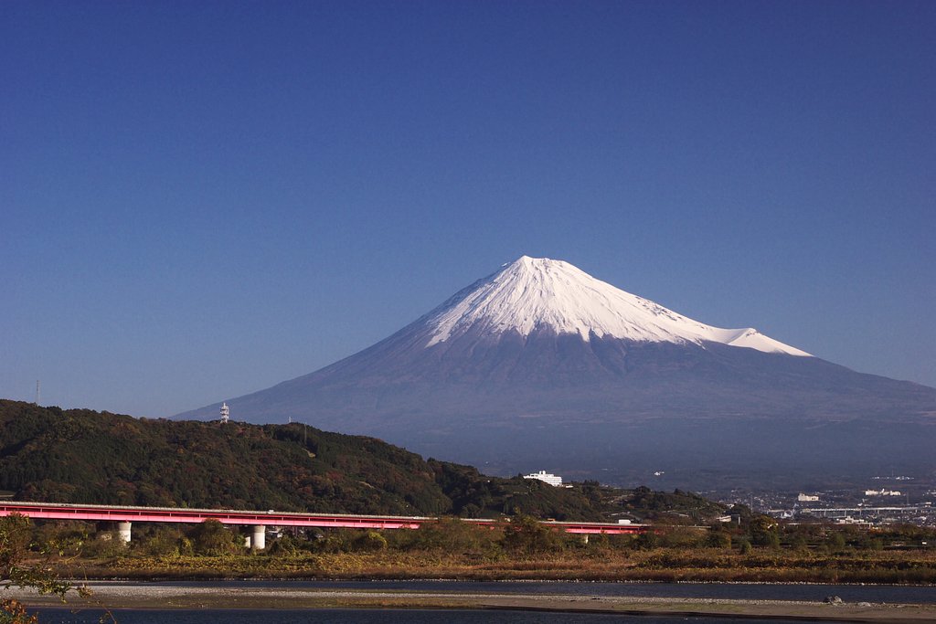 富士川SA付近より