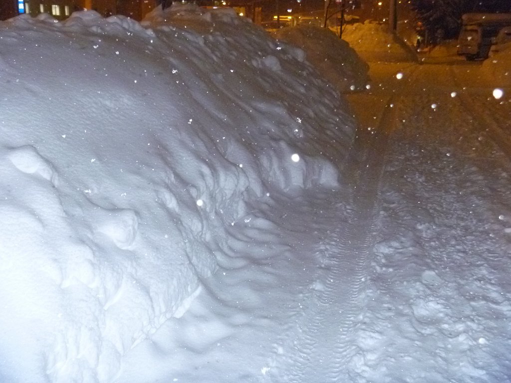 もっこり雪