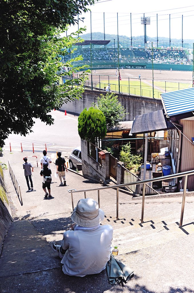 暑〜い　群馬の高校野球観戦