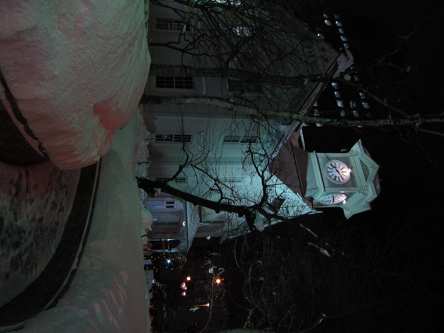 雪の時計台