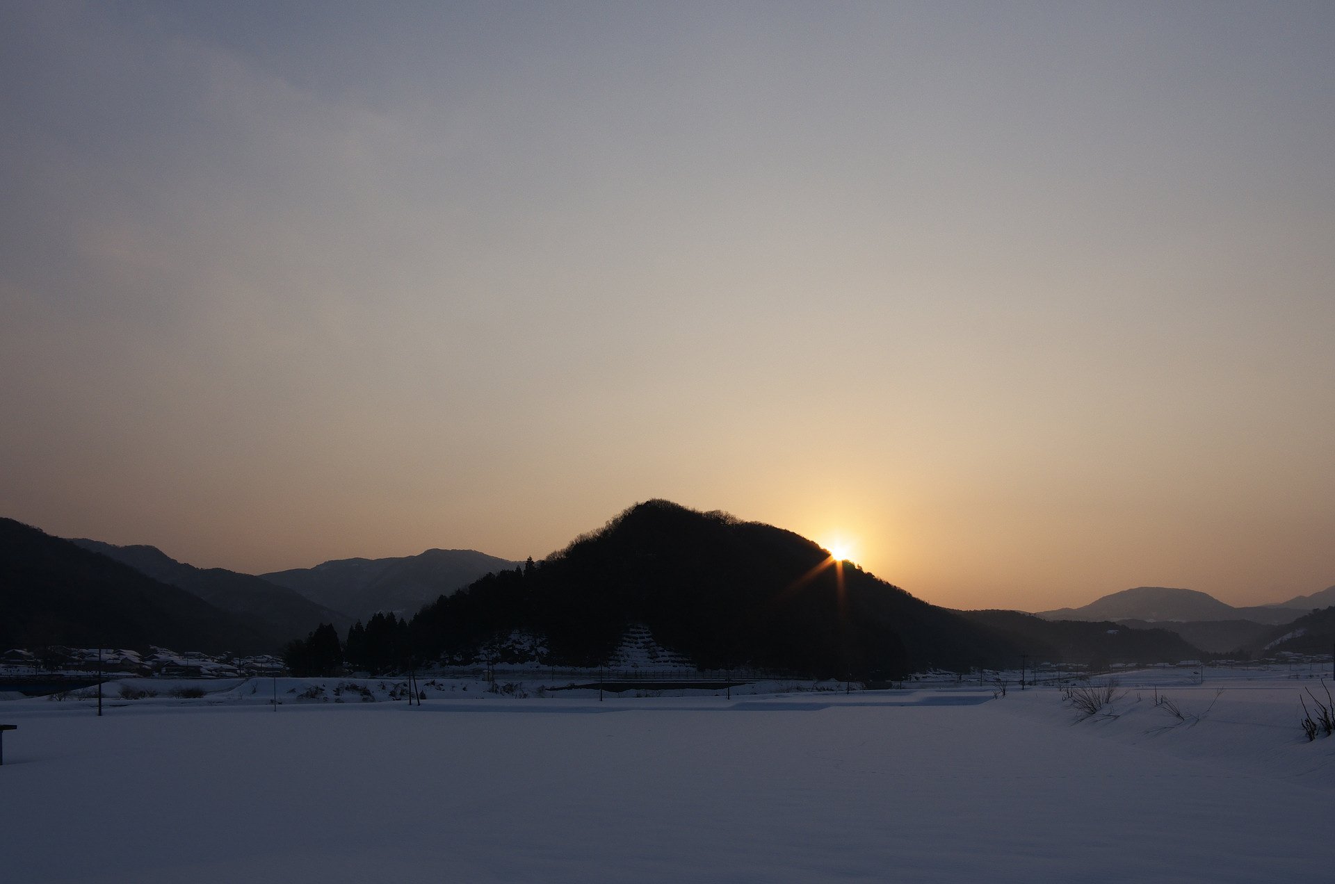 朝日の出