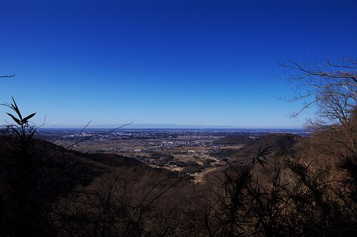 筑波山からの眺め・・・