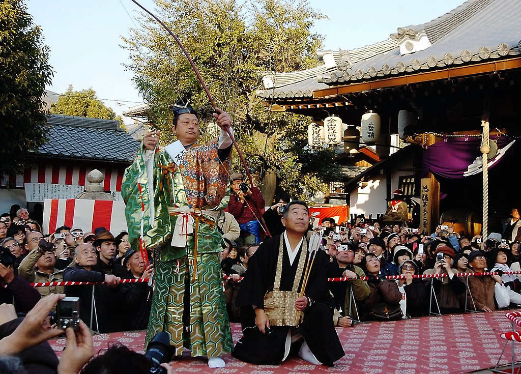 慮山寺の節分祭