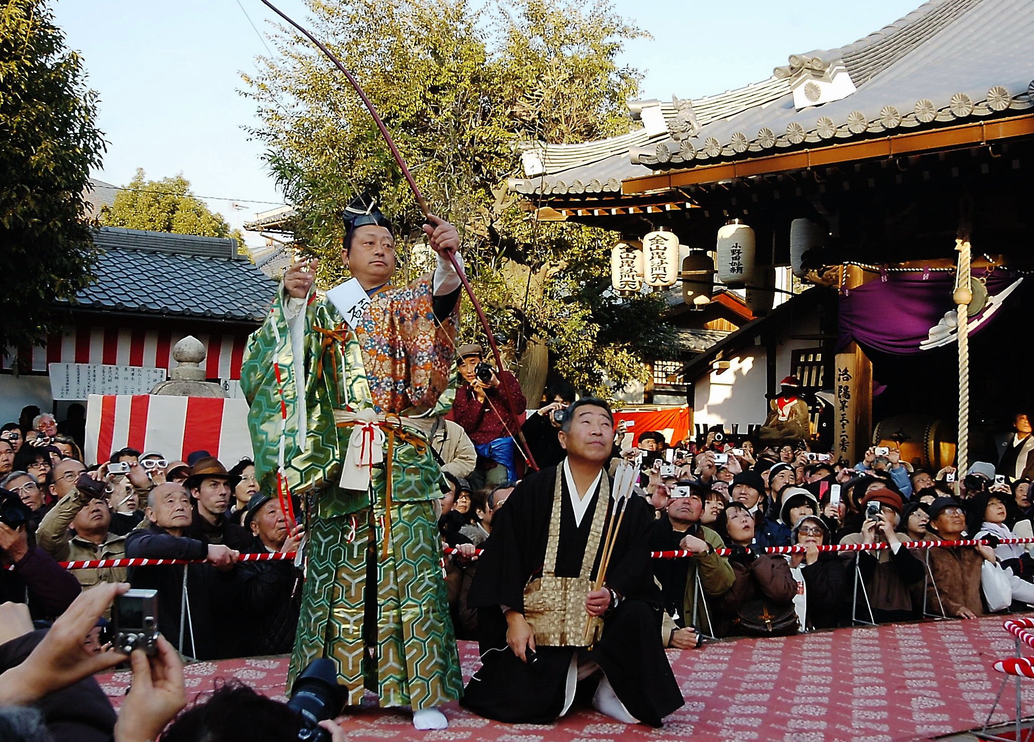 慮山寺の節分祭