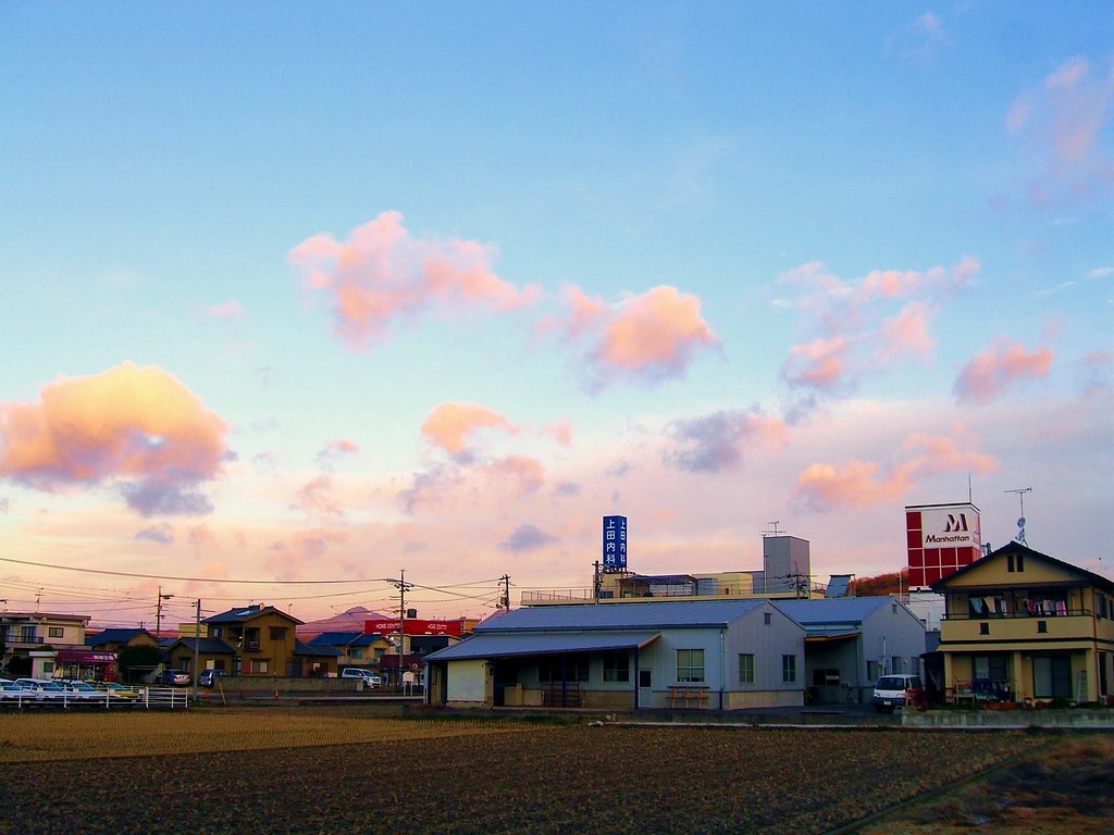 朝焼けの定点