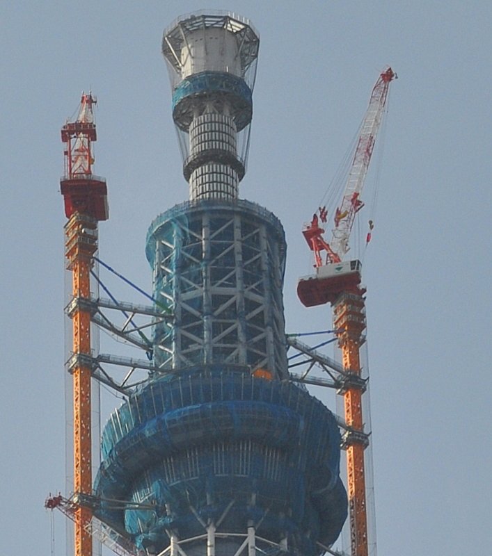 東京スカイツリー頂部