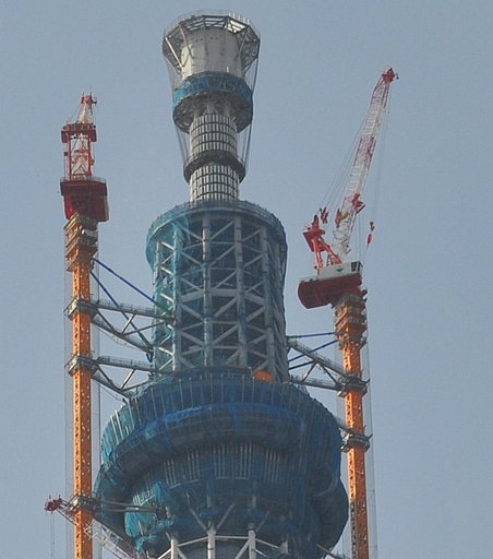 東京スカイツリー頂部
