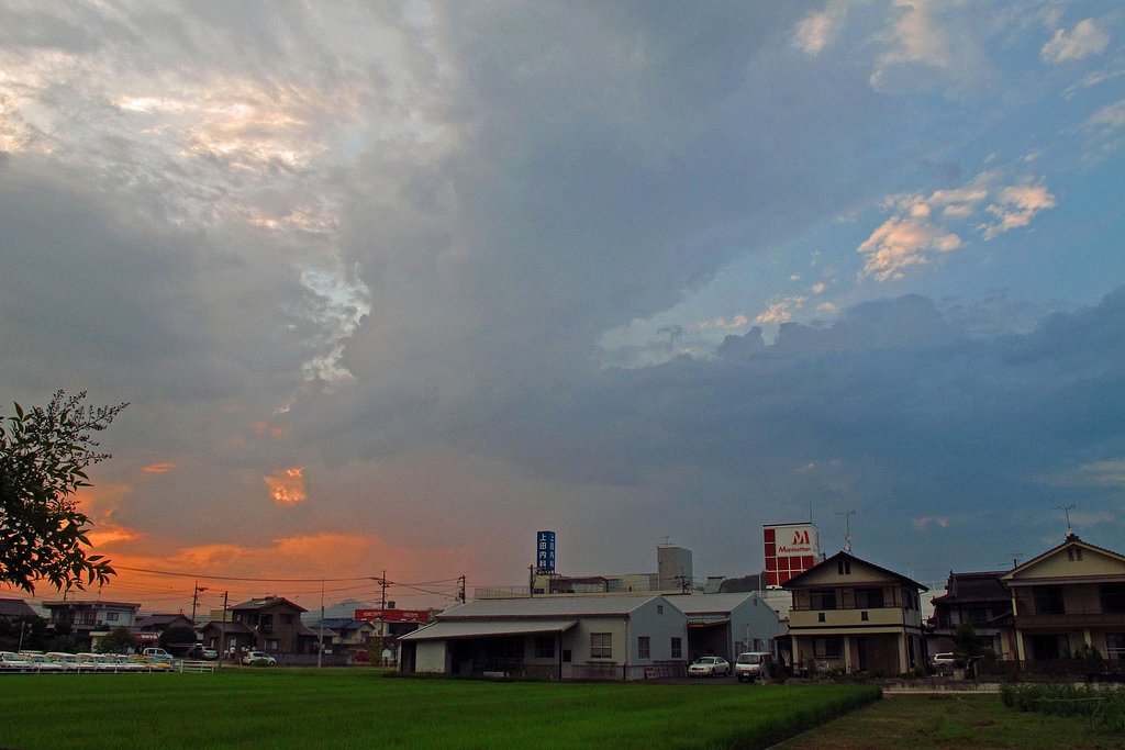 定点夕焼け
