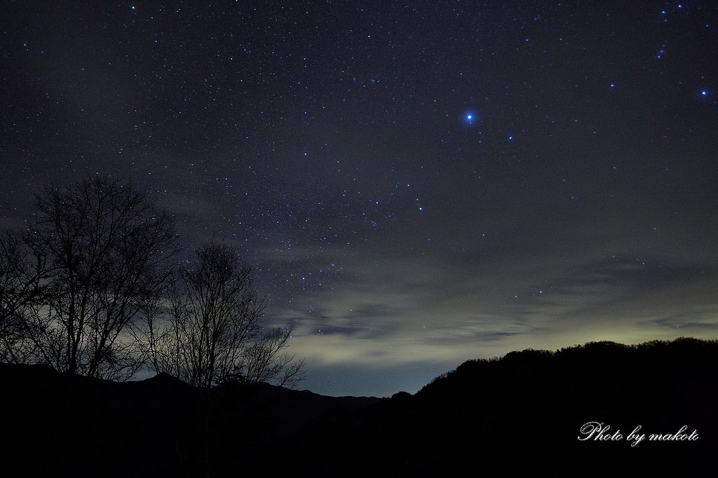 高原の夜