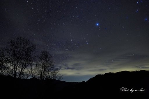 高原の夜