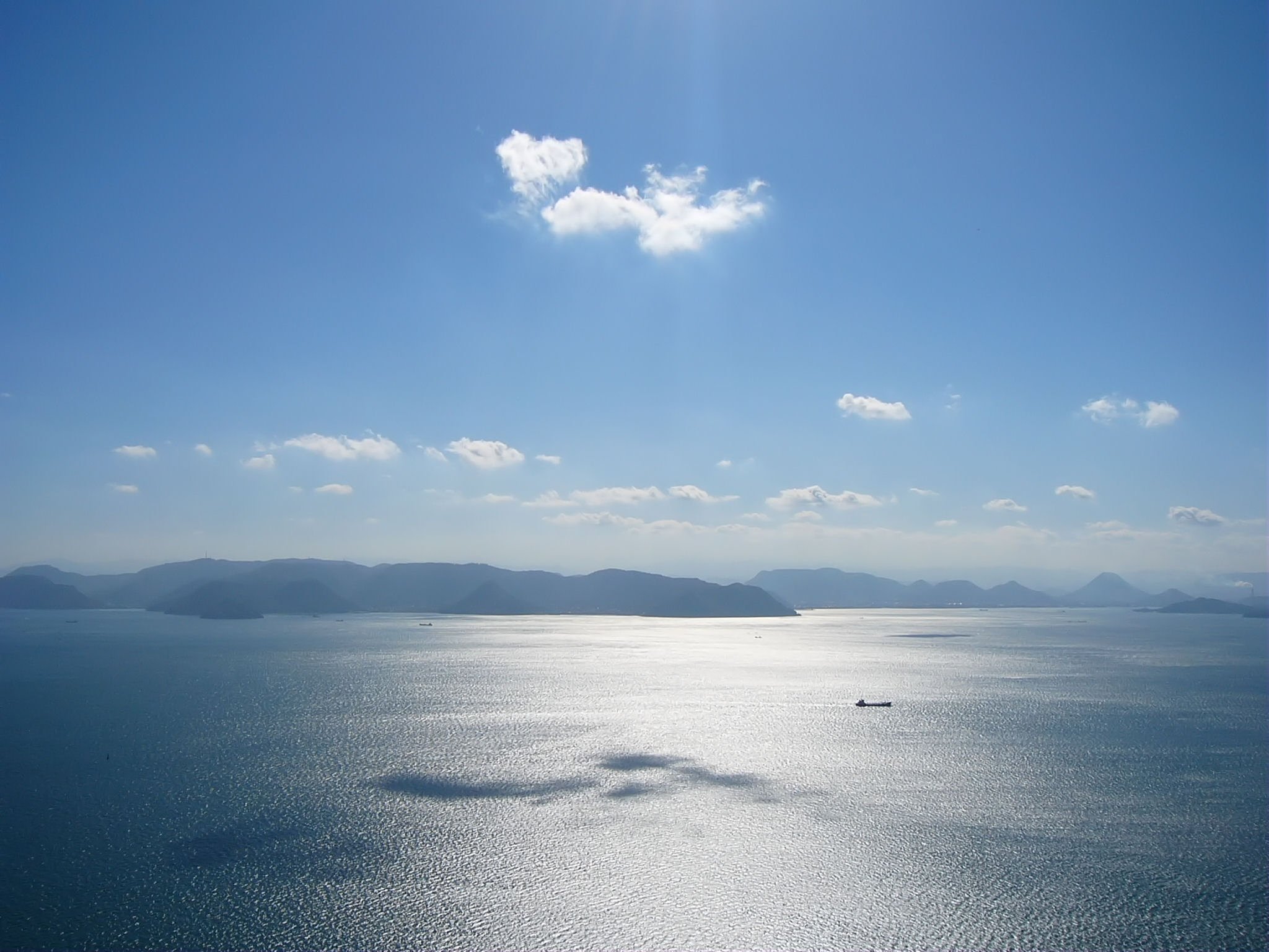 雲の陰・・・