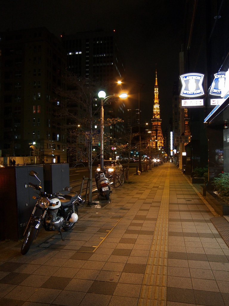 寂しい歩道