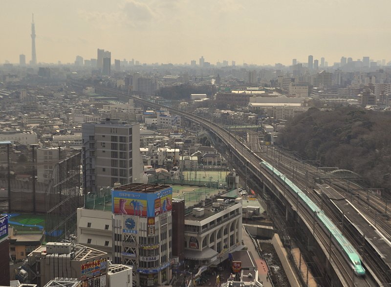 はやぶさと東京スカイツリー
