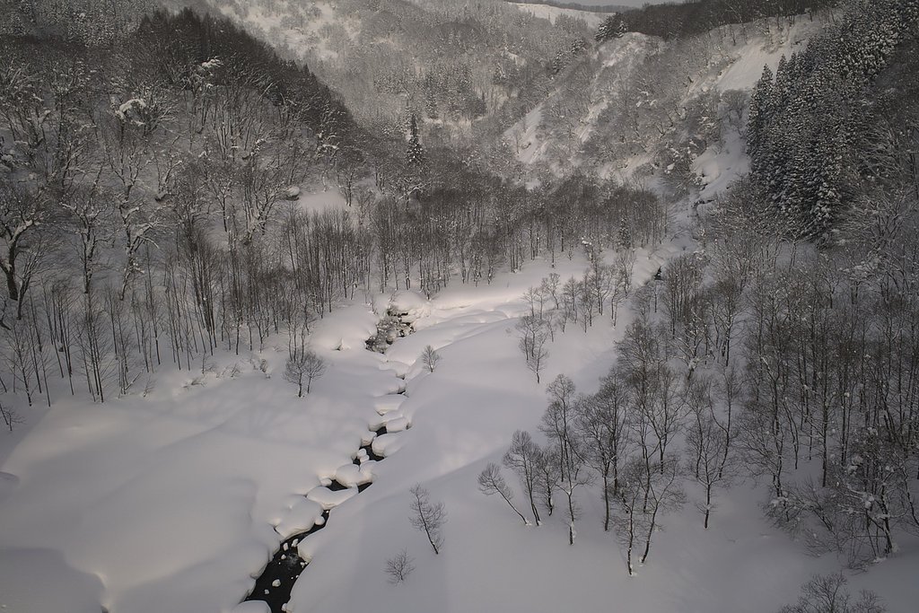 月山　雪景色