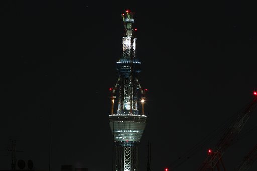 新年の東京スカイツリー