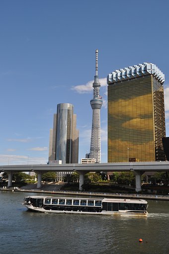 浅草駒形橋からの風景