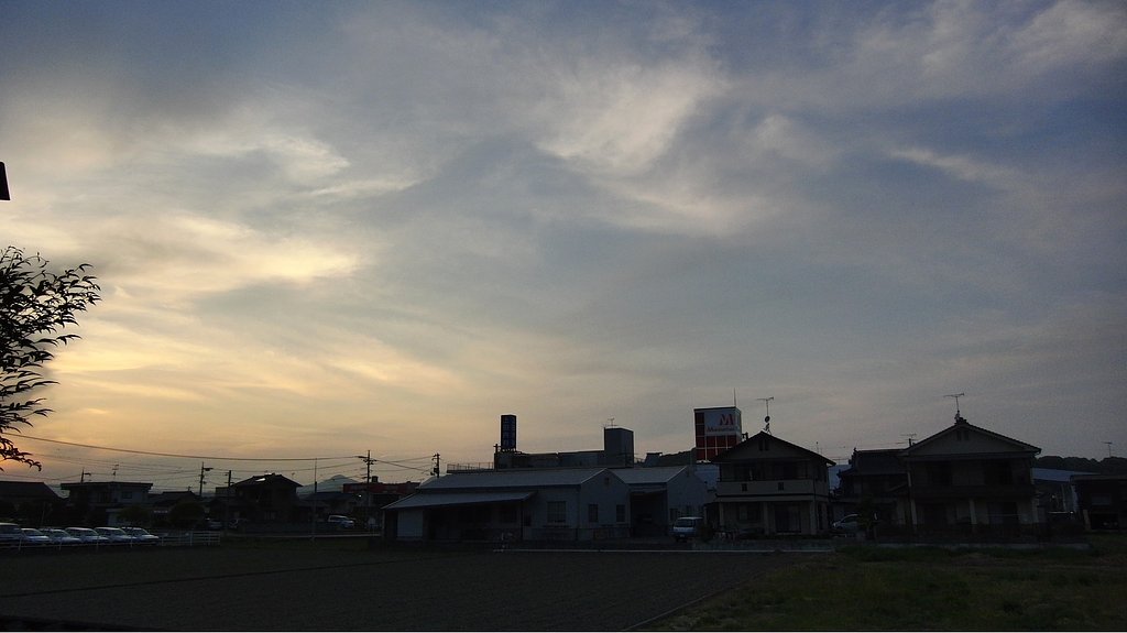 定点の夕