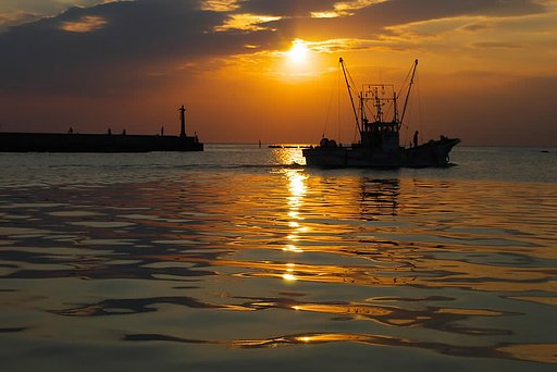 沼津静浜夕景