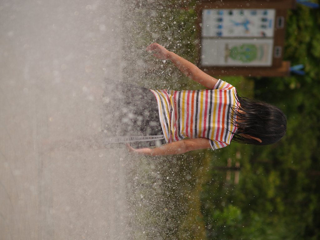 水遊び(＾＾)