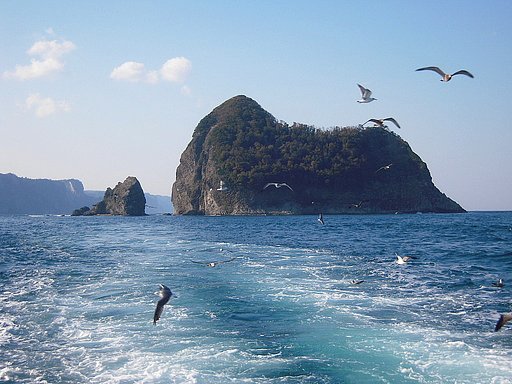 積丹（ゴジラ岩）