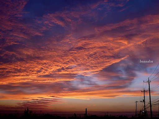 【空】燃える。