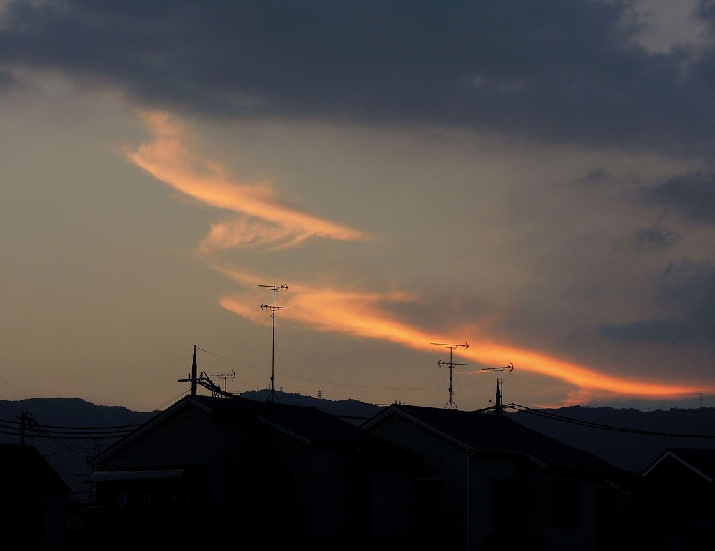 夕暮れ