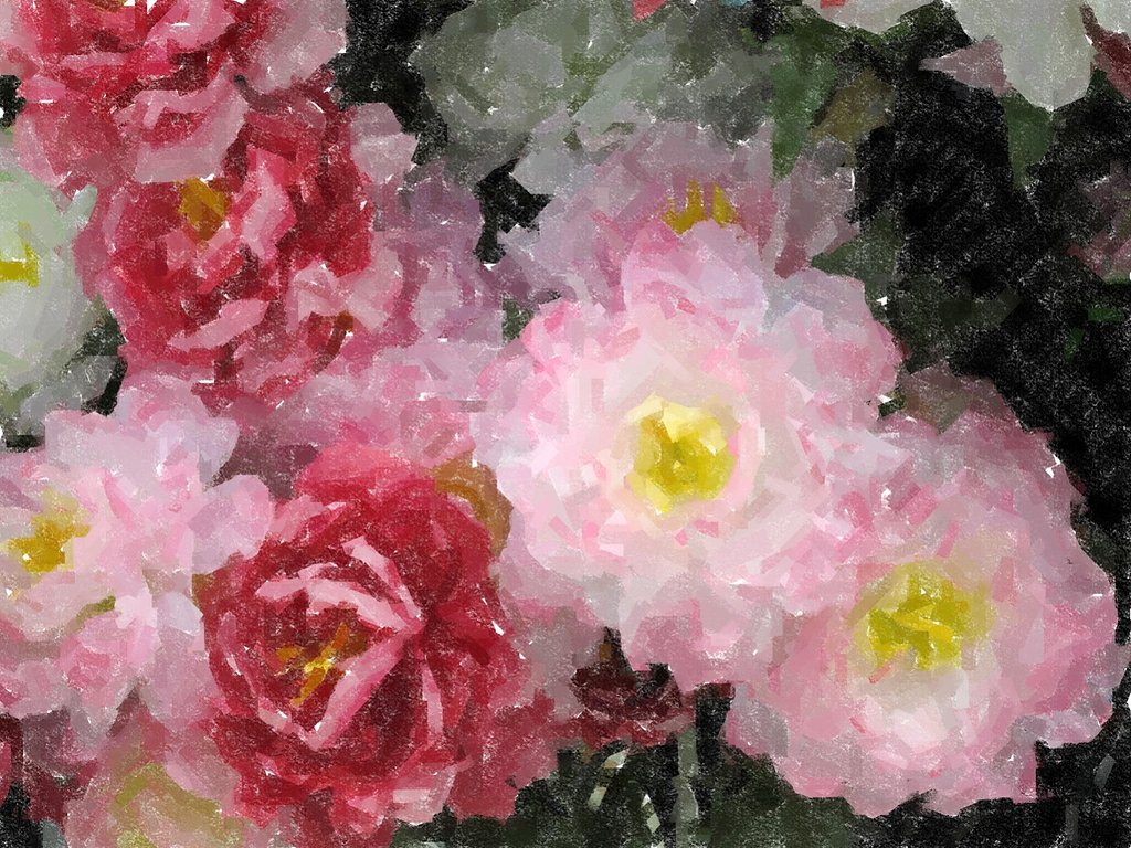 薔薇の絵