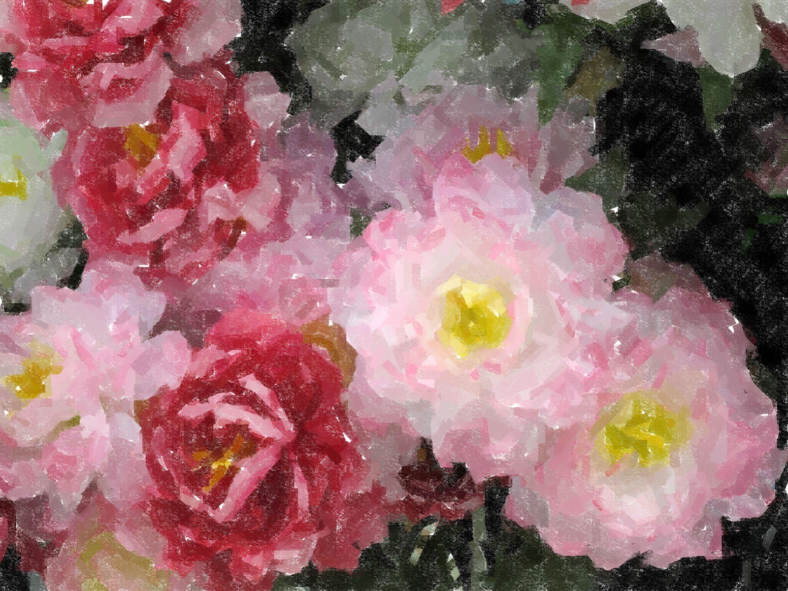 薔薇の絵