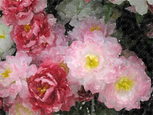 薔薇の絵