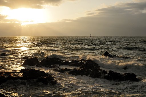 ２月の庄内浜