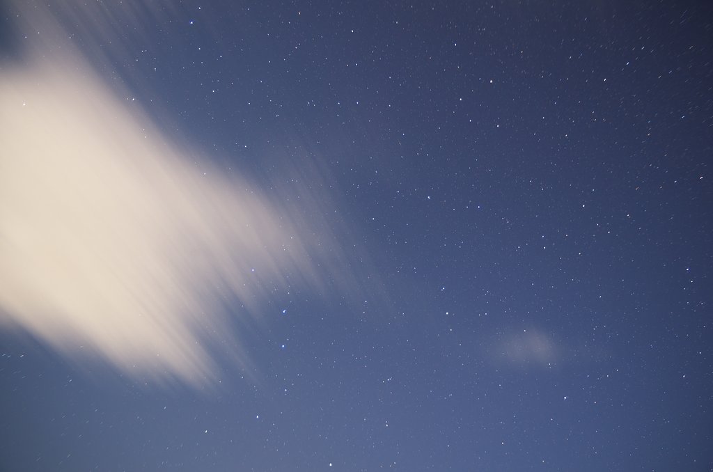 北斗七星の辺り。