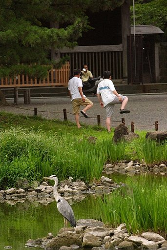 右足上げて、、(＾＾ゞ